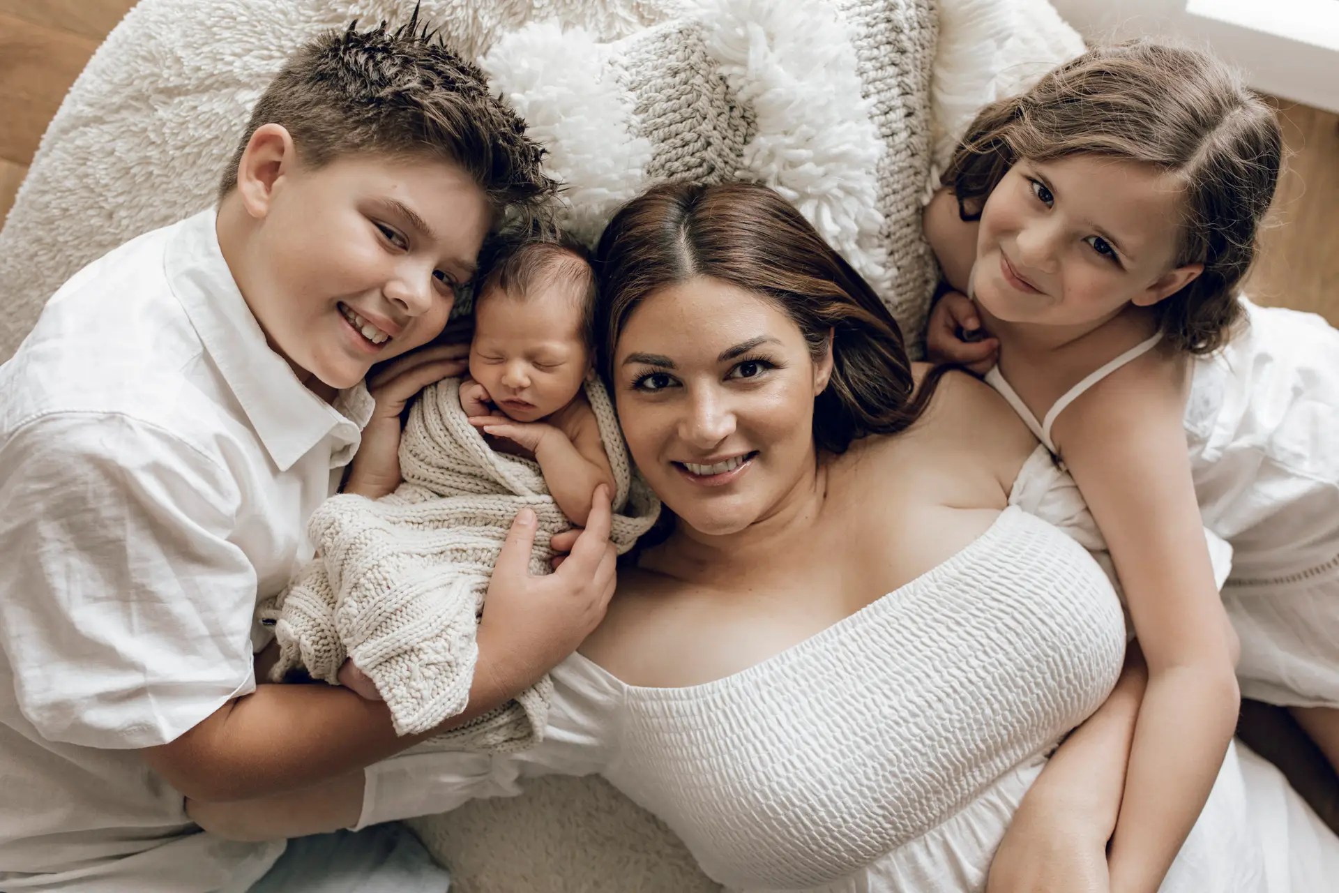 Baby studio photography